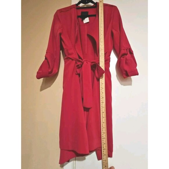 ALT Elena Gilbert 500 Maison Cinqcent Cardigan Women S Fuchsia Pink Quiet Luxury - Picture 6 of 9